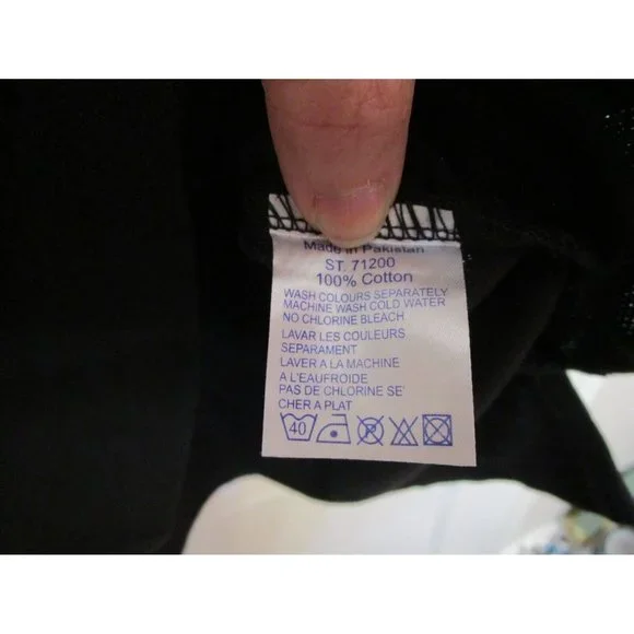 Jason Alexander Men's polo type shirt with collar - Black - XL - New without tag - Picture 10 of 10